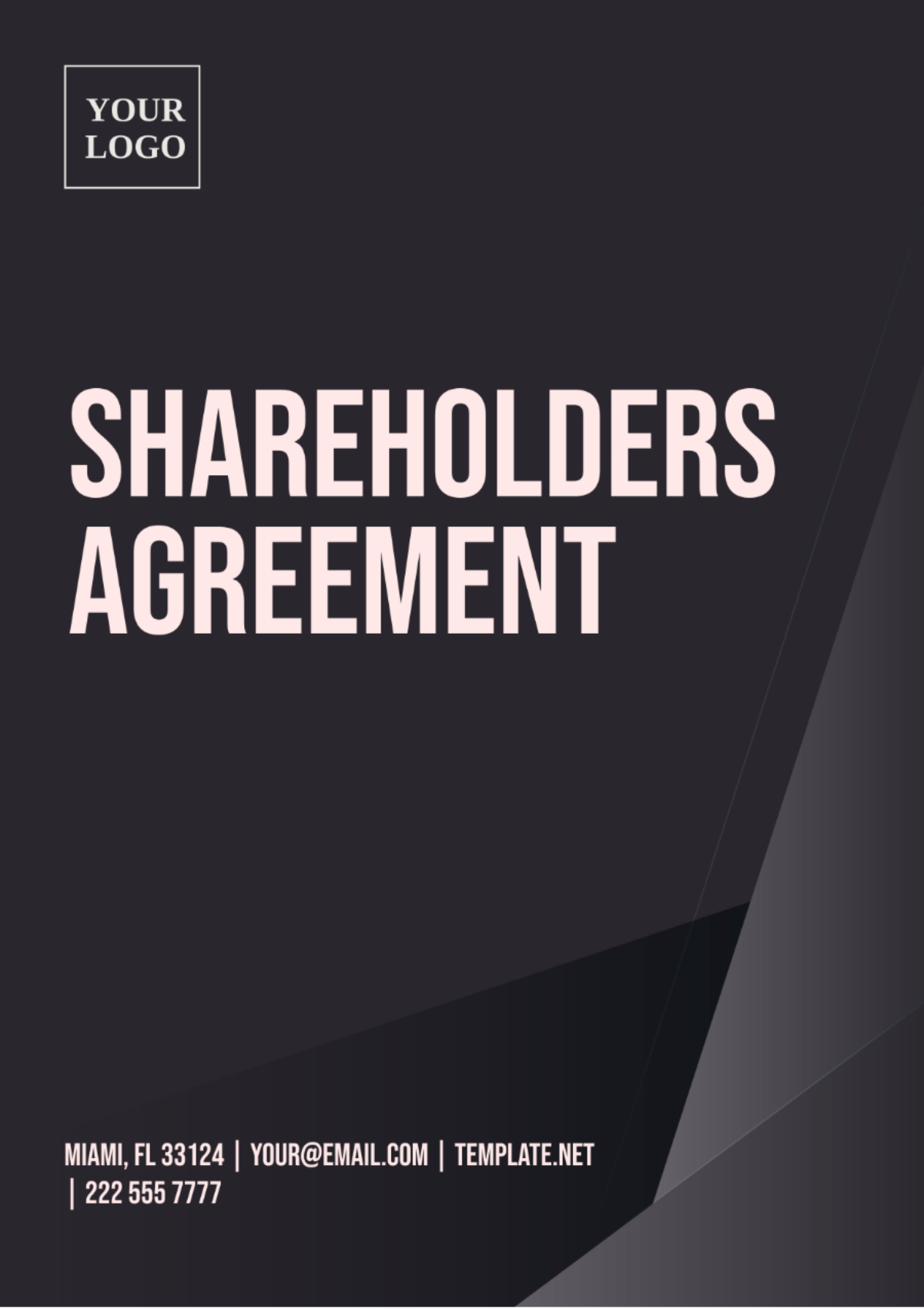 Shareholders Agreement Template