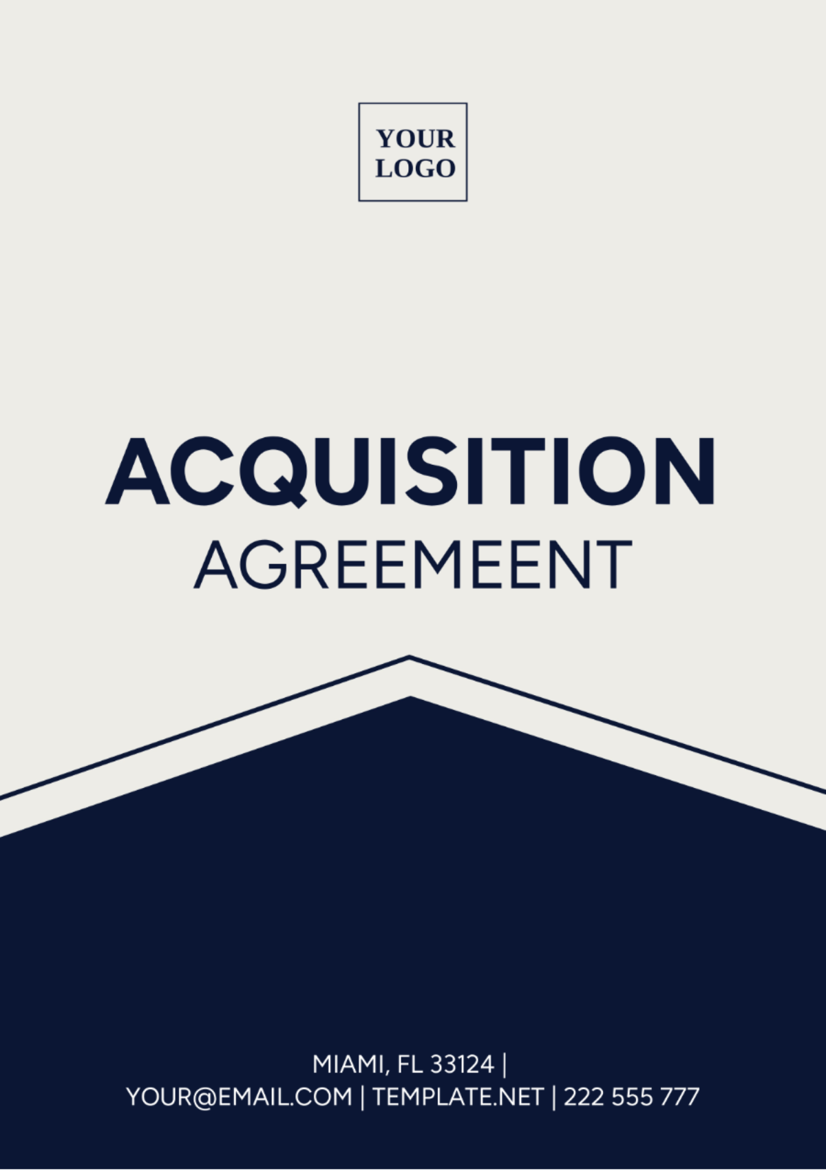 Acquisition Agreement Template