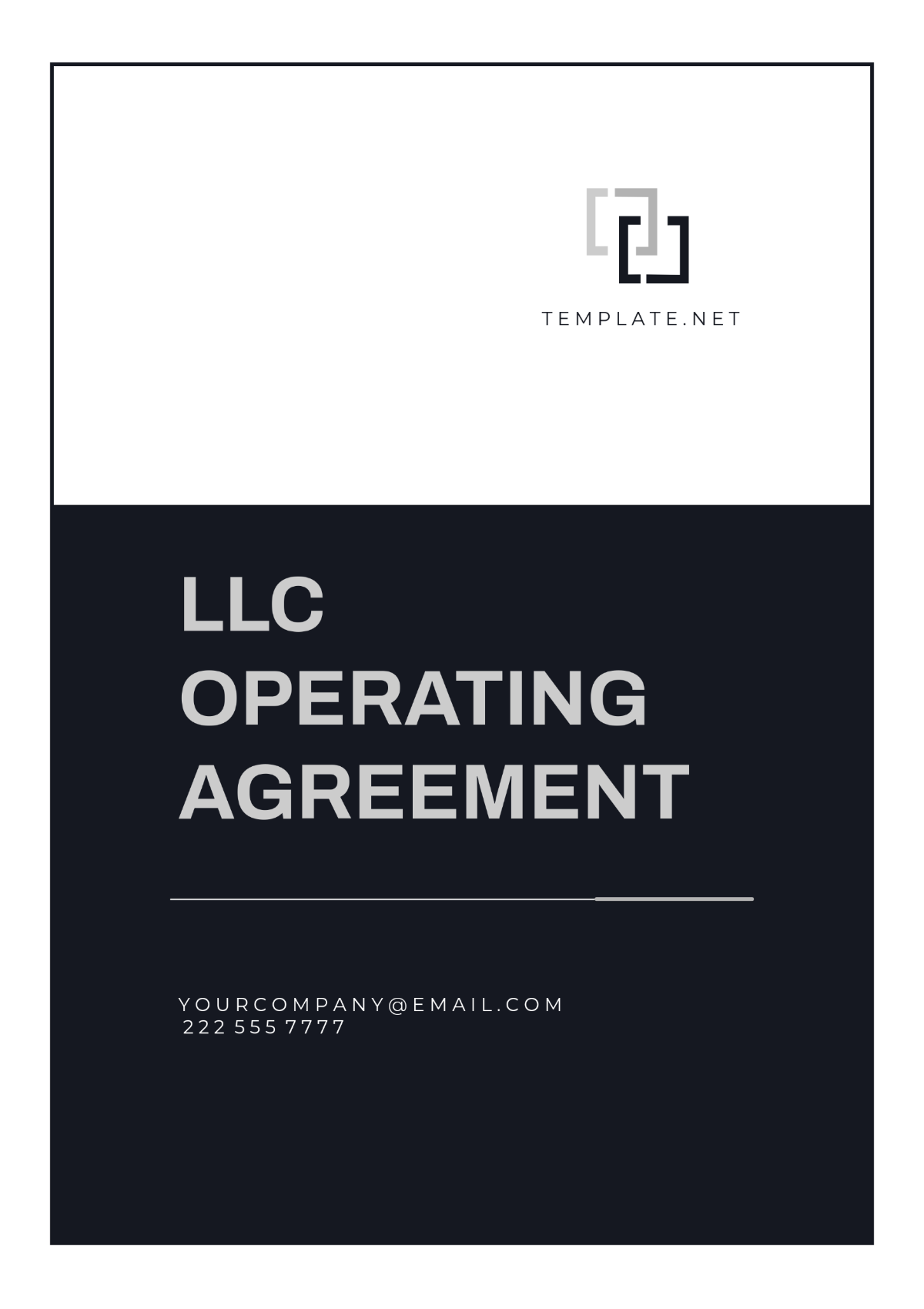 Free LLC Operating Agreement Template