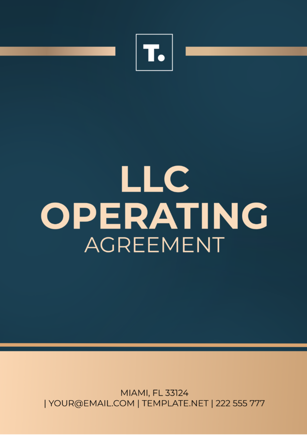 Llc Operating Agreement Template