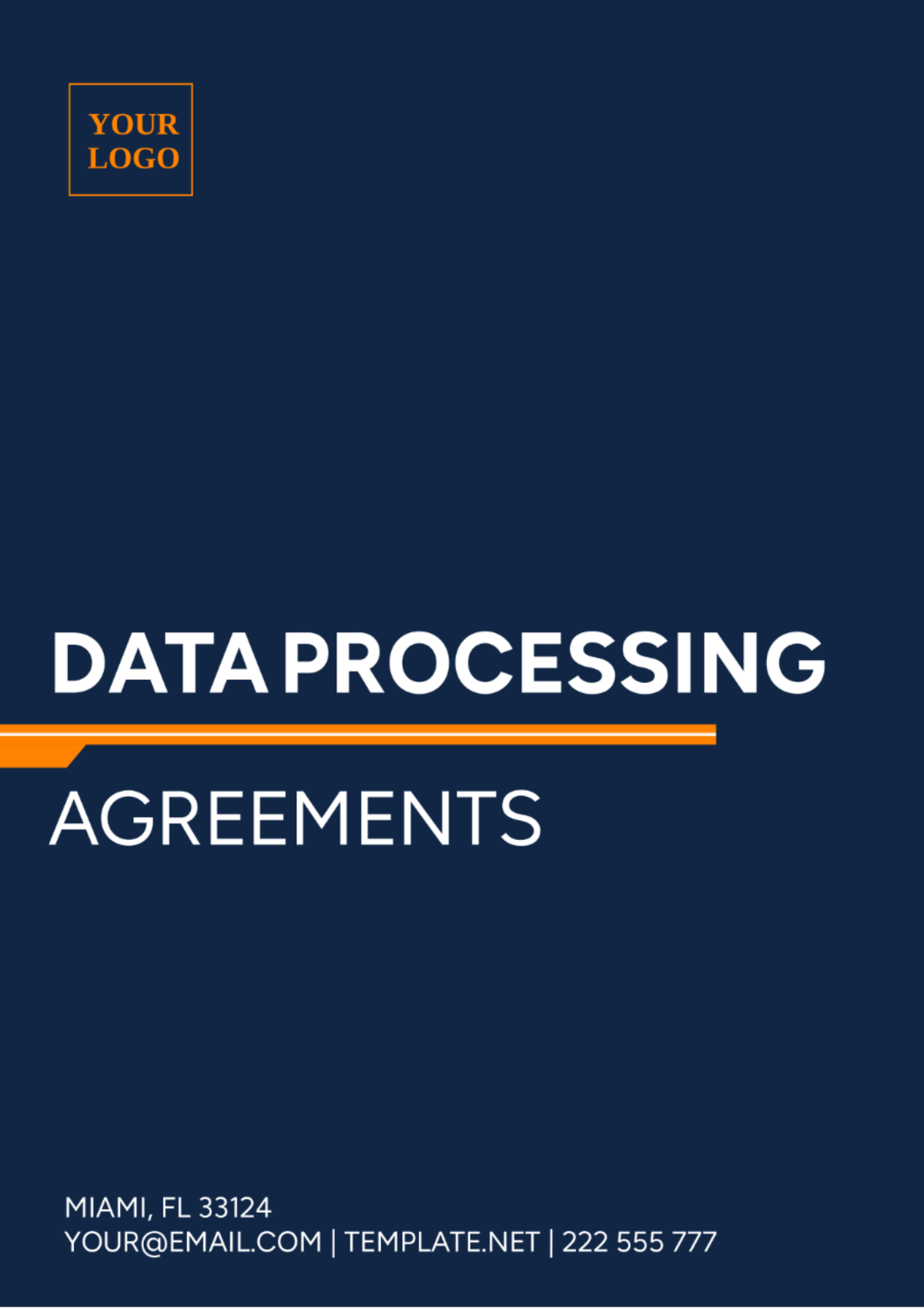 Data Processing Agreement Template