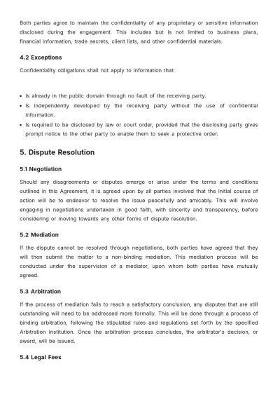 Free Retainer Agreement Template to Edit Online