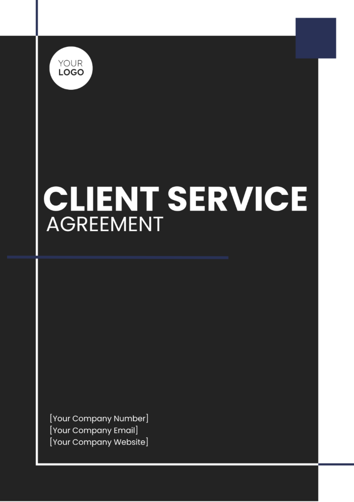 Client Service Agreement Template - Edit Online & Download