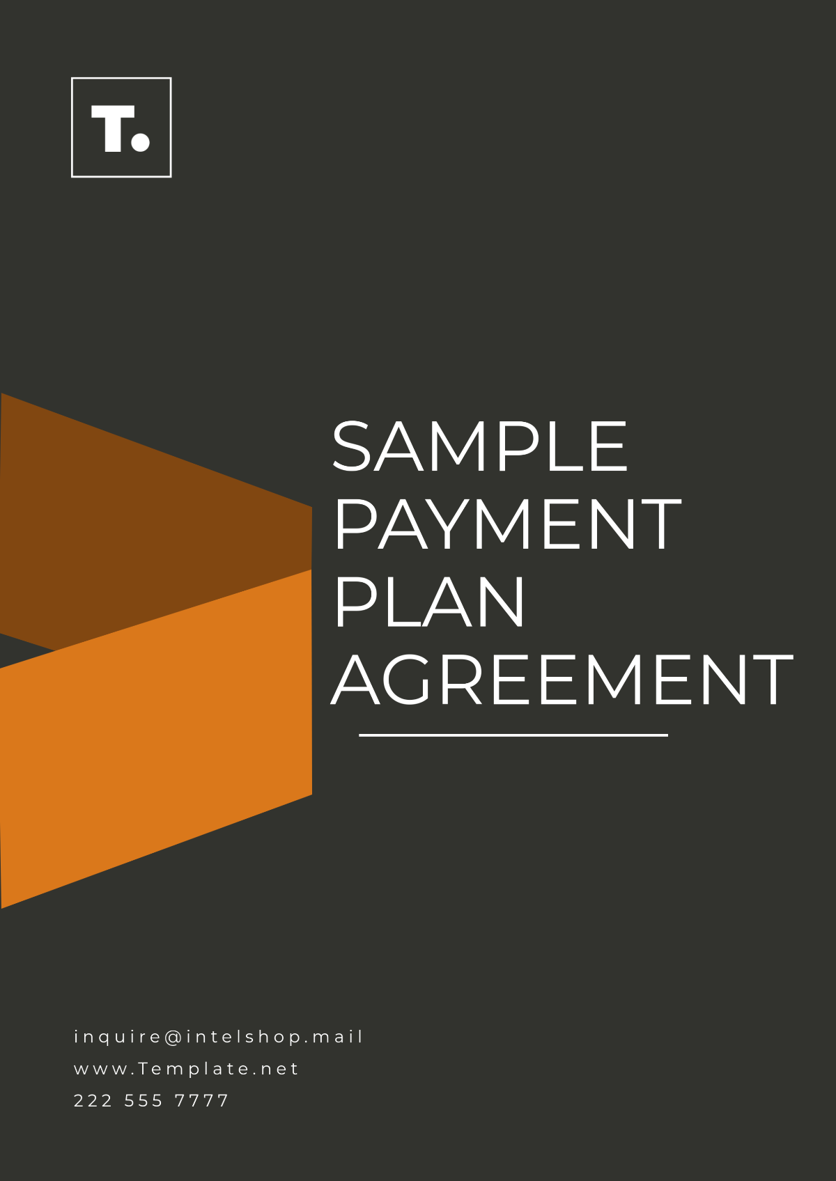 Sample Payment Plan Agreement Template - Edit Online & Download