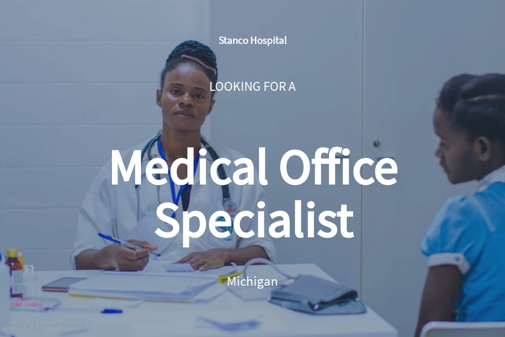 Free Medical Office Specialist Job Ad/Description Template.jpe