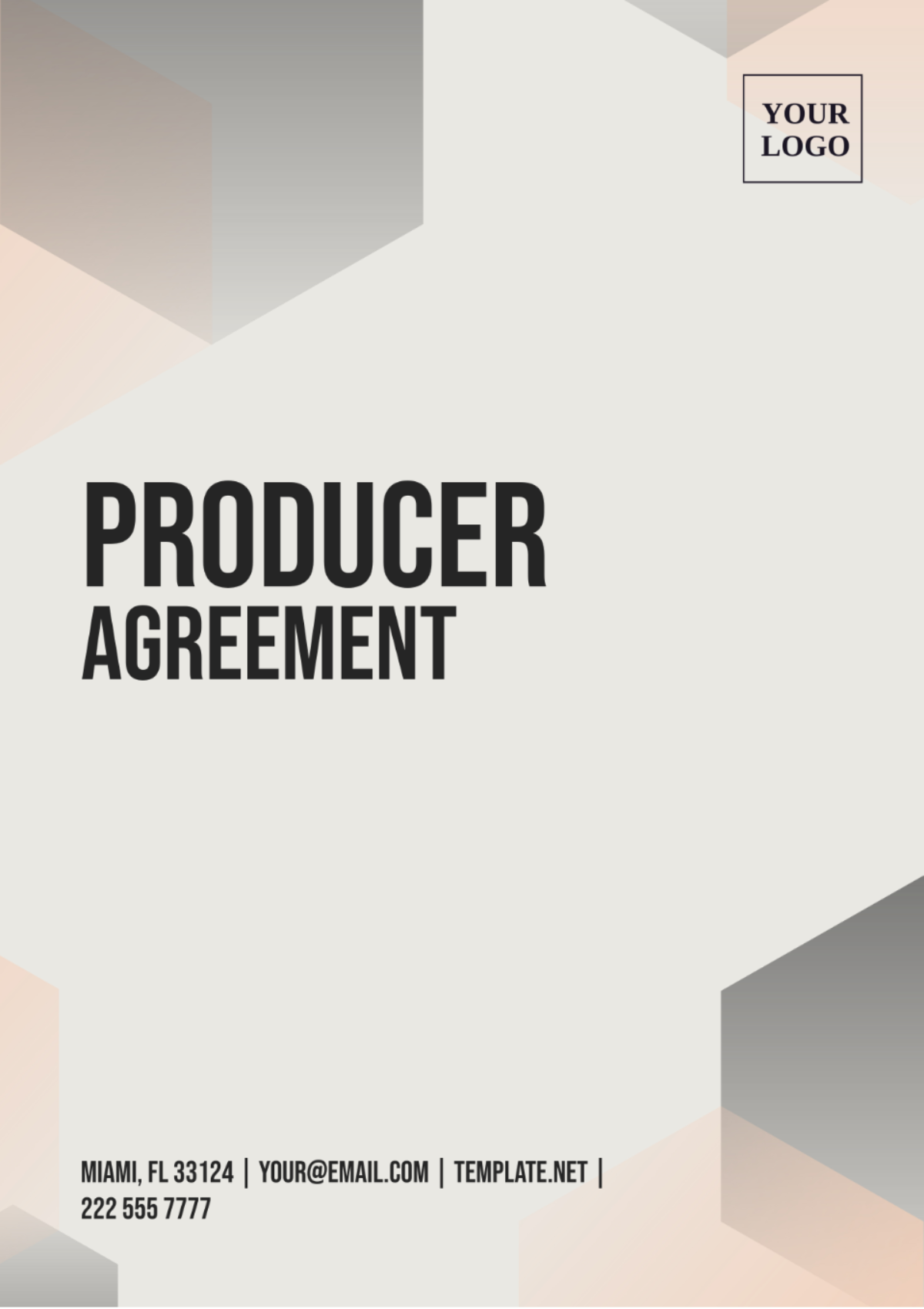 Producer Agreement Template - Edit Online & Download