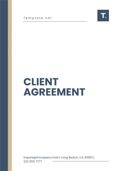 Free Client Agreement Template to Edit Online