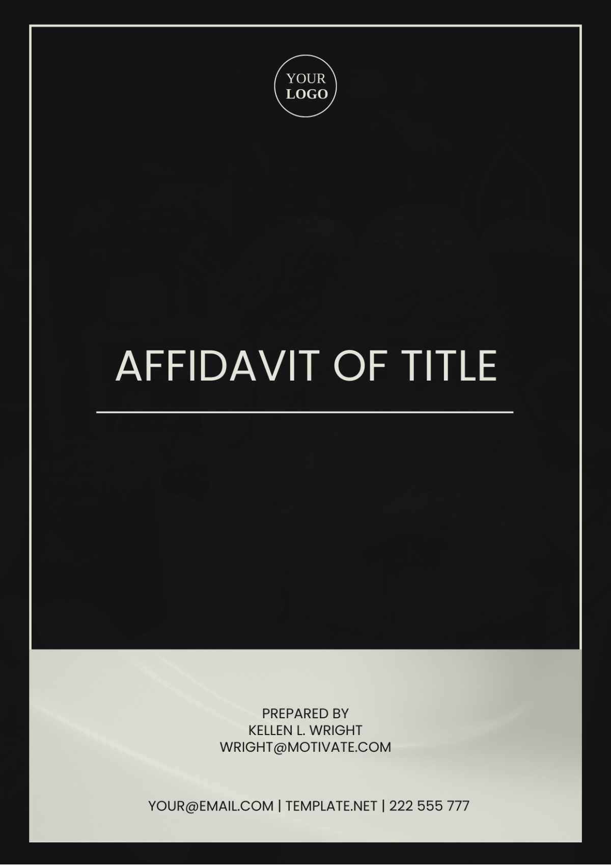 Virginia Affidavit Of Title Template Edit Online And Download Example 3391