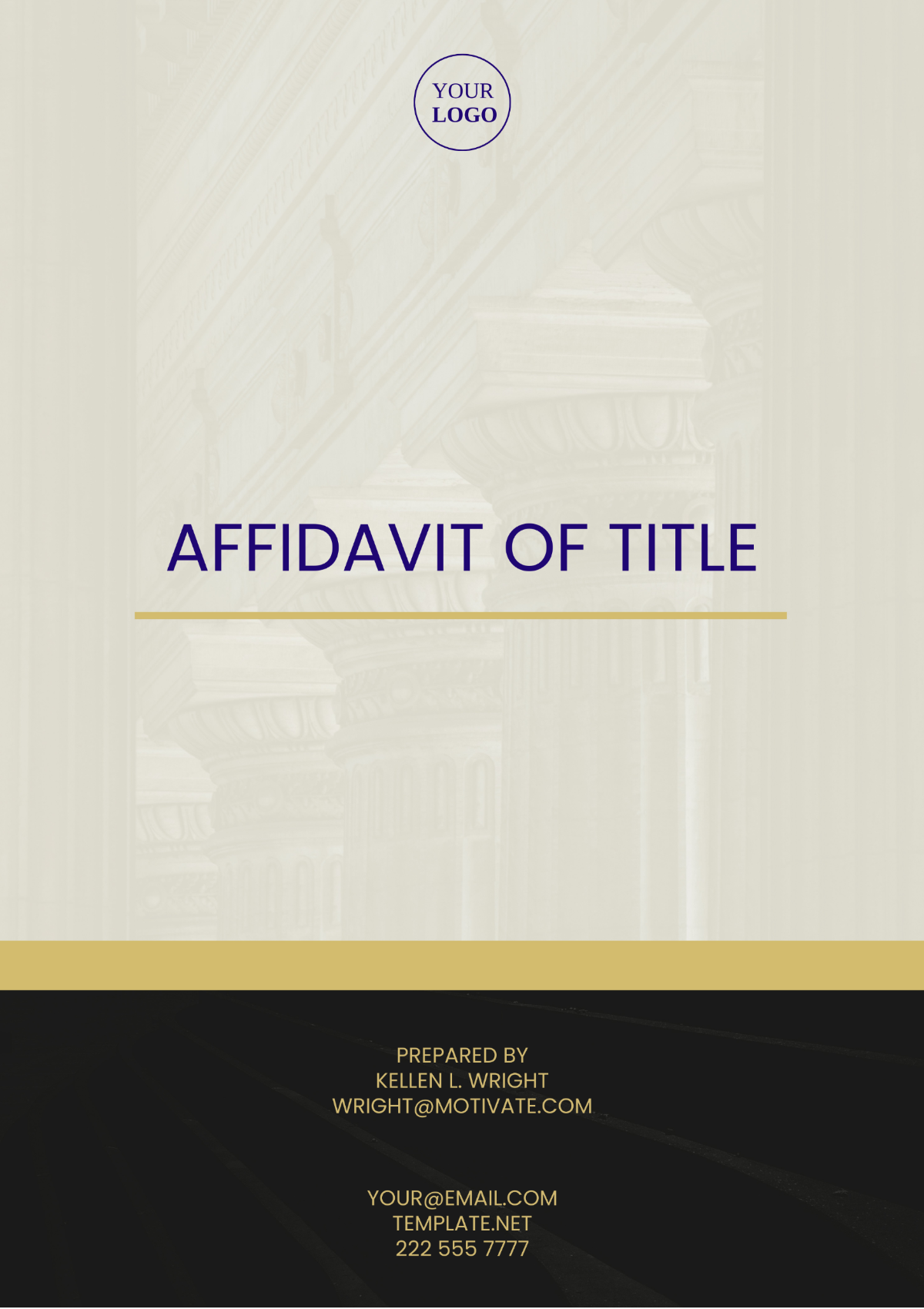 Nebraska Affidavit of Title Template - Edit Online & Download