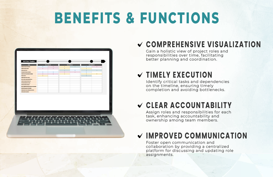 RACI Chart Timeline Template