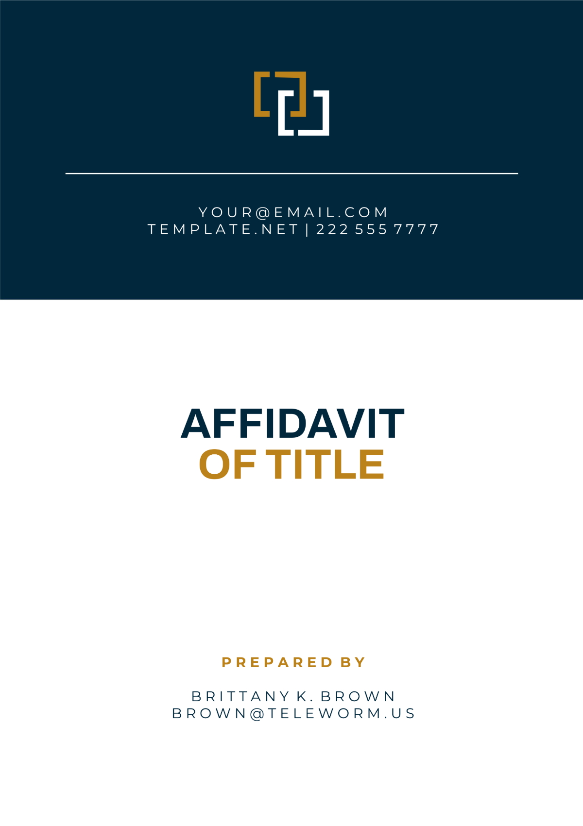 Nevada Affidavit of Title Template - Edit Online & Download