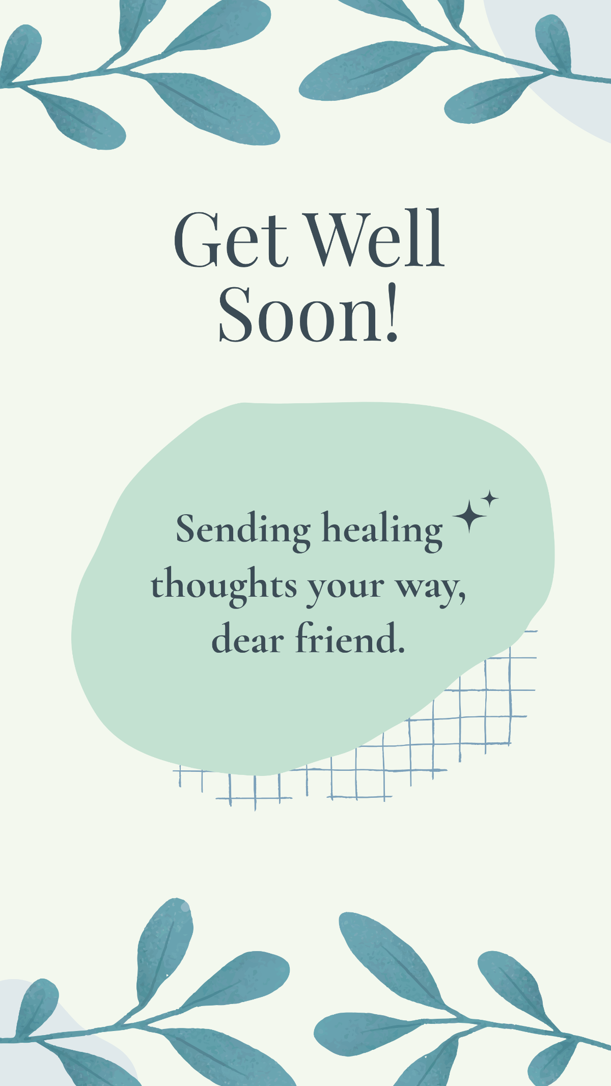 Get Well Soon Wishes For Friend Template