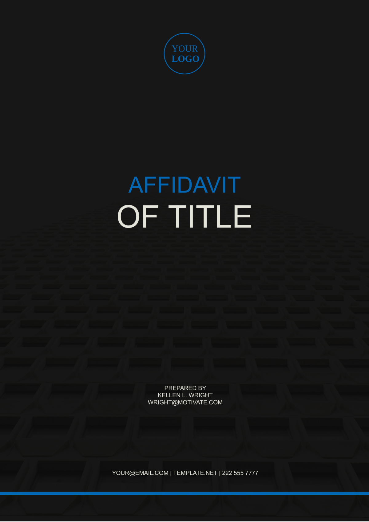 Texas Affidavit of Title Template - Edit Online & Download