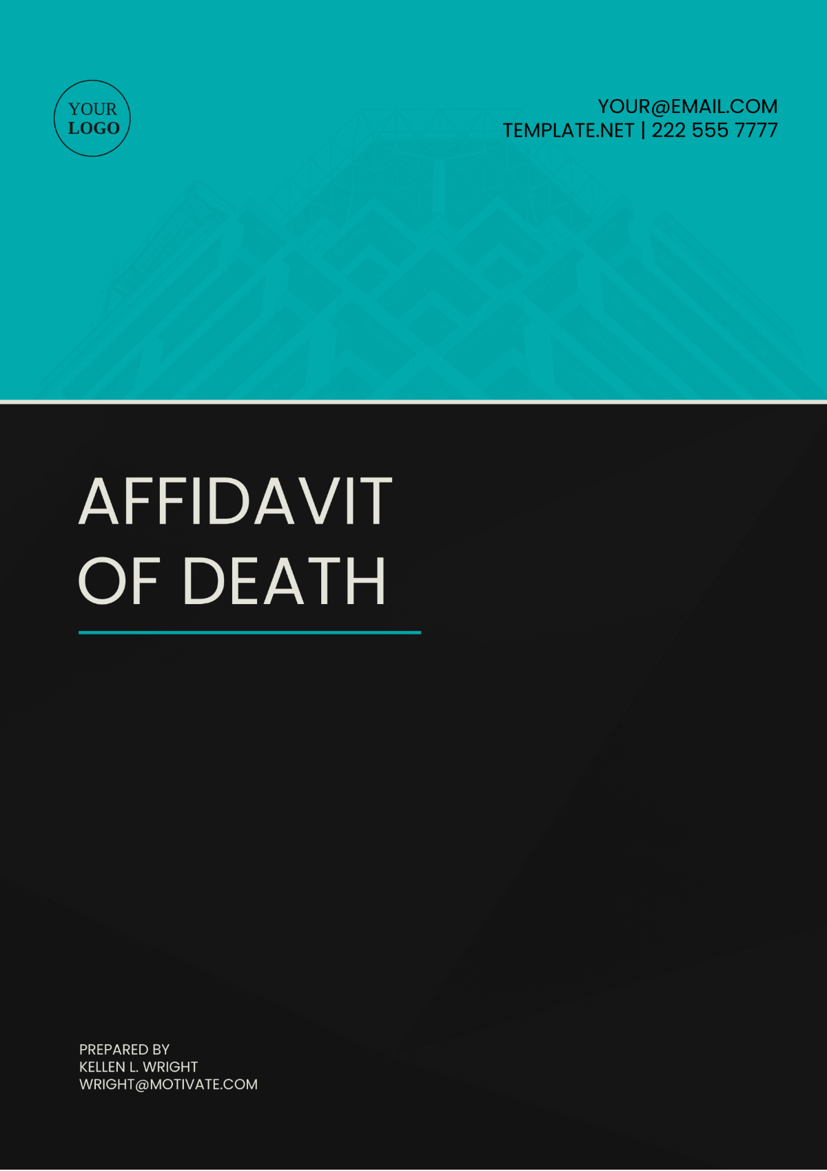 Delaware Affidavit of Death Template - Edit Online & Download