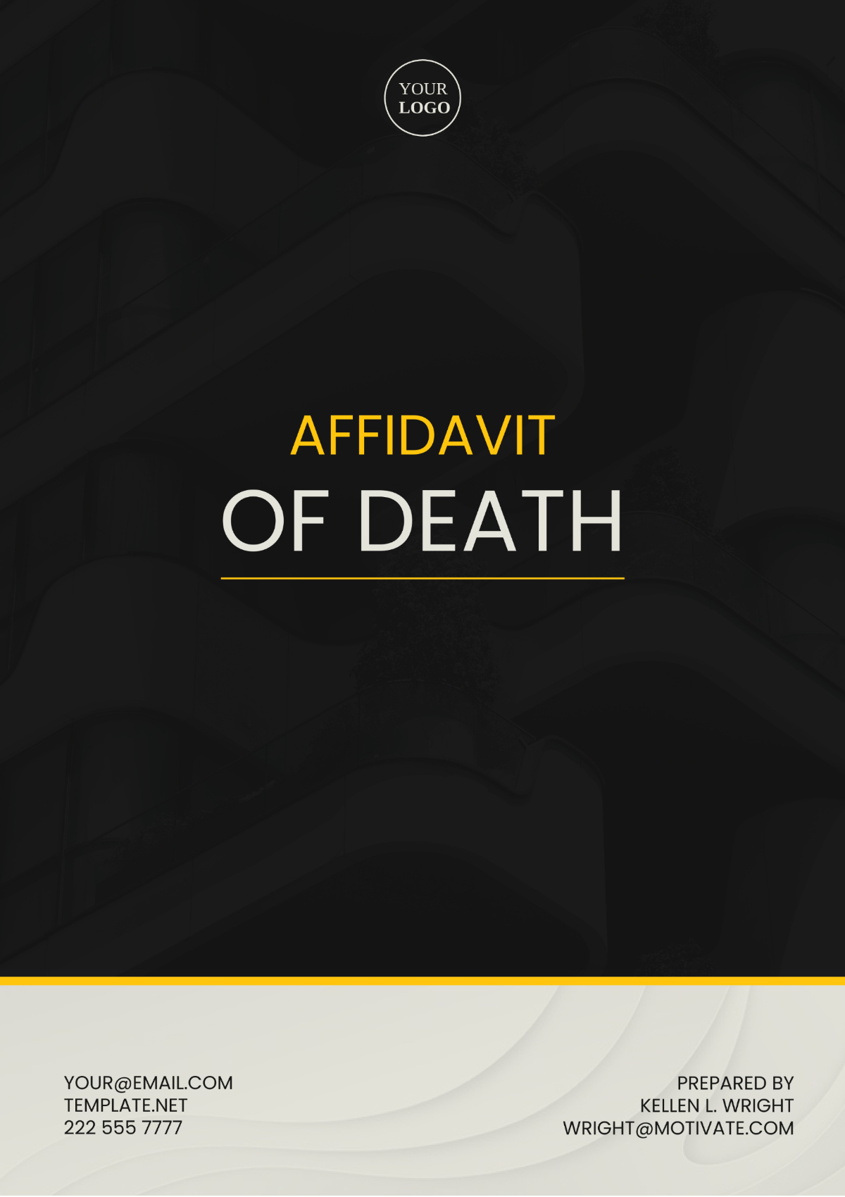 Florida Affidavit of Death Template - Edit Online & Download