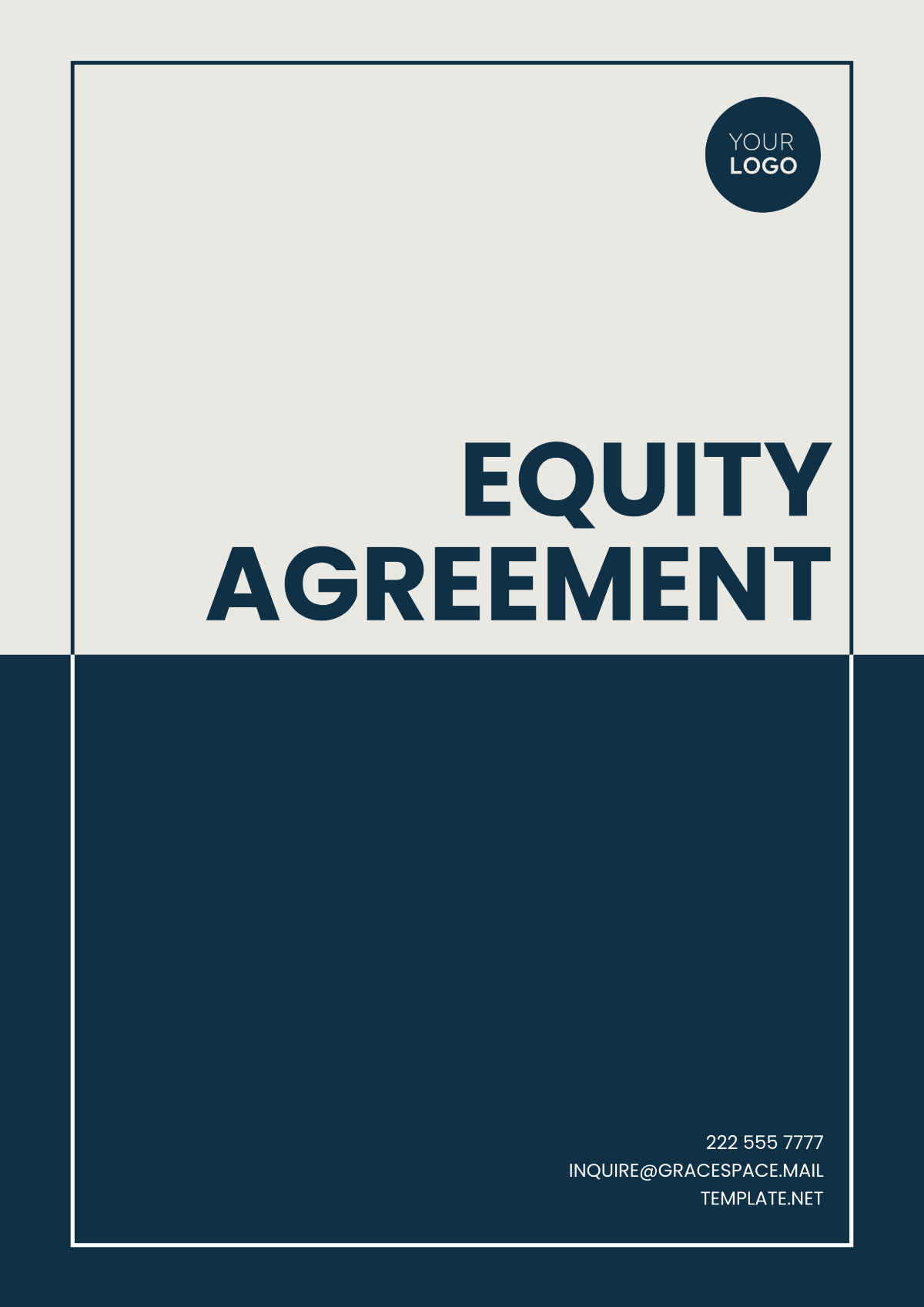 Equity Agreement Template - Edit Online & Download