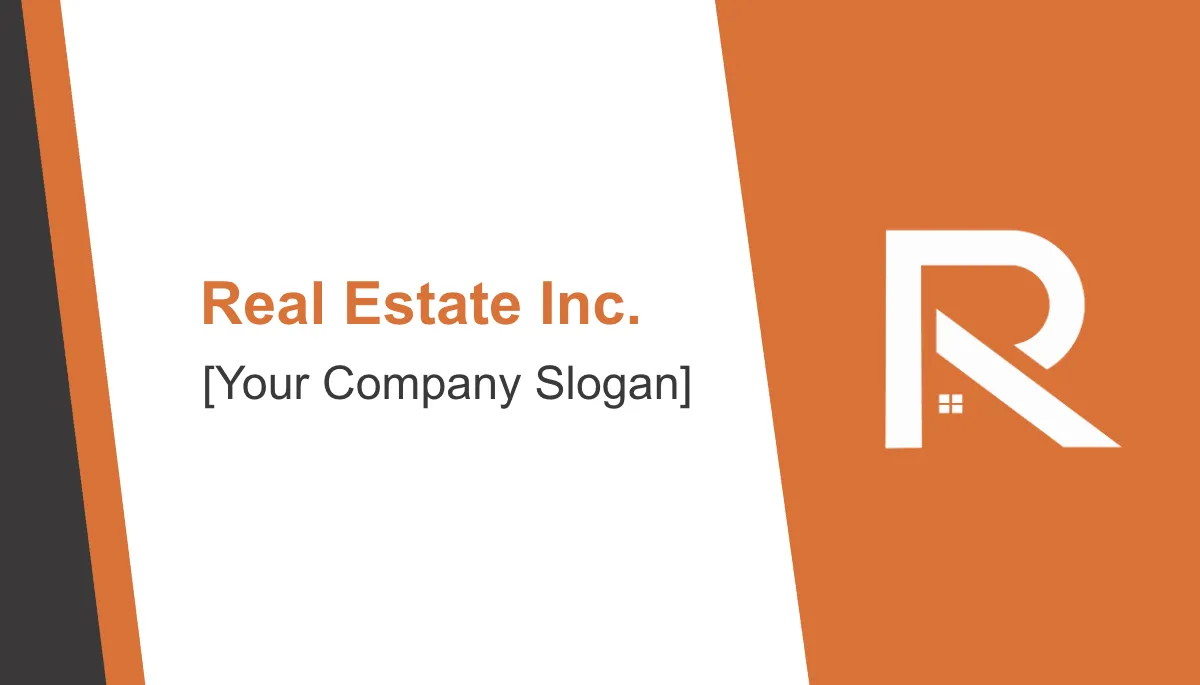 Free Real Estate Broker Business Card Template to Edit Online