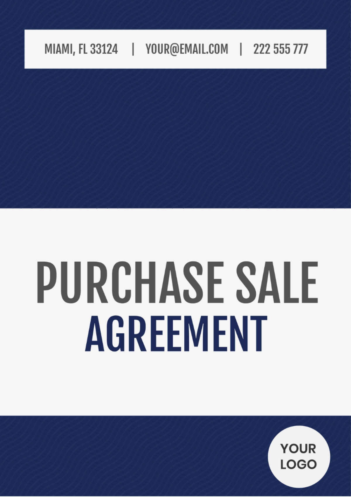 Purchase Sale Agreement Template - Edit Online & Download