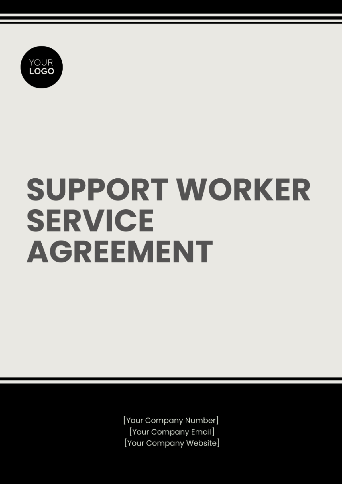 Support Worker Service Agreement Template - Edit Online & Download