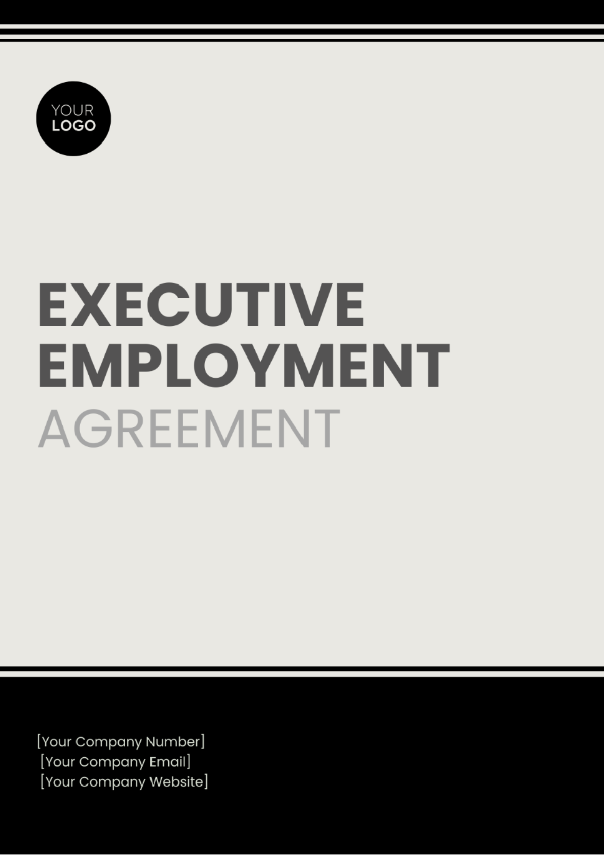 Executive Employment Agreement Template - Edit Online & Download