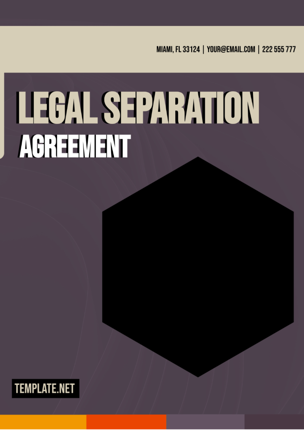 Legal Separation Agreement Template - Edit Online & Download Example ...