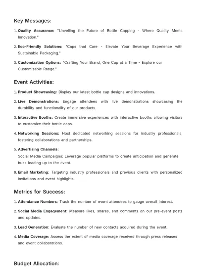 Free Event Briefing Advertising Template to Edit Online