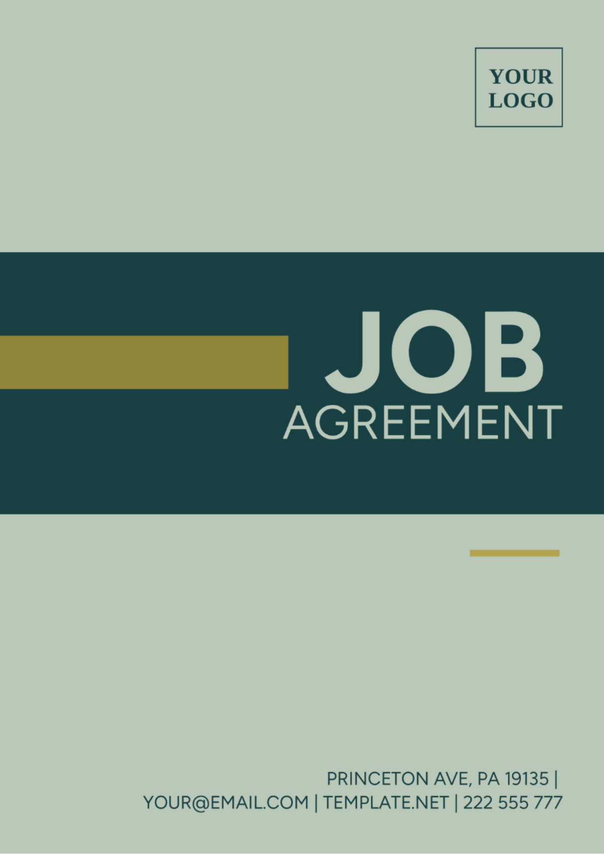 Job Agreement Template