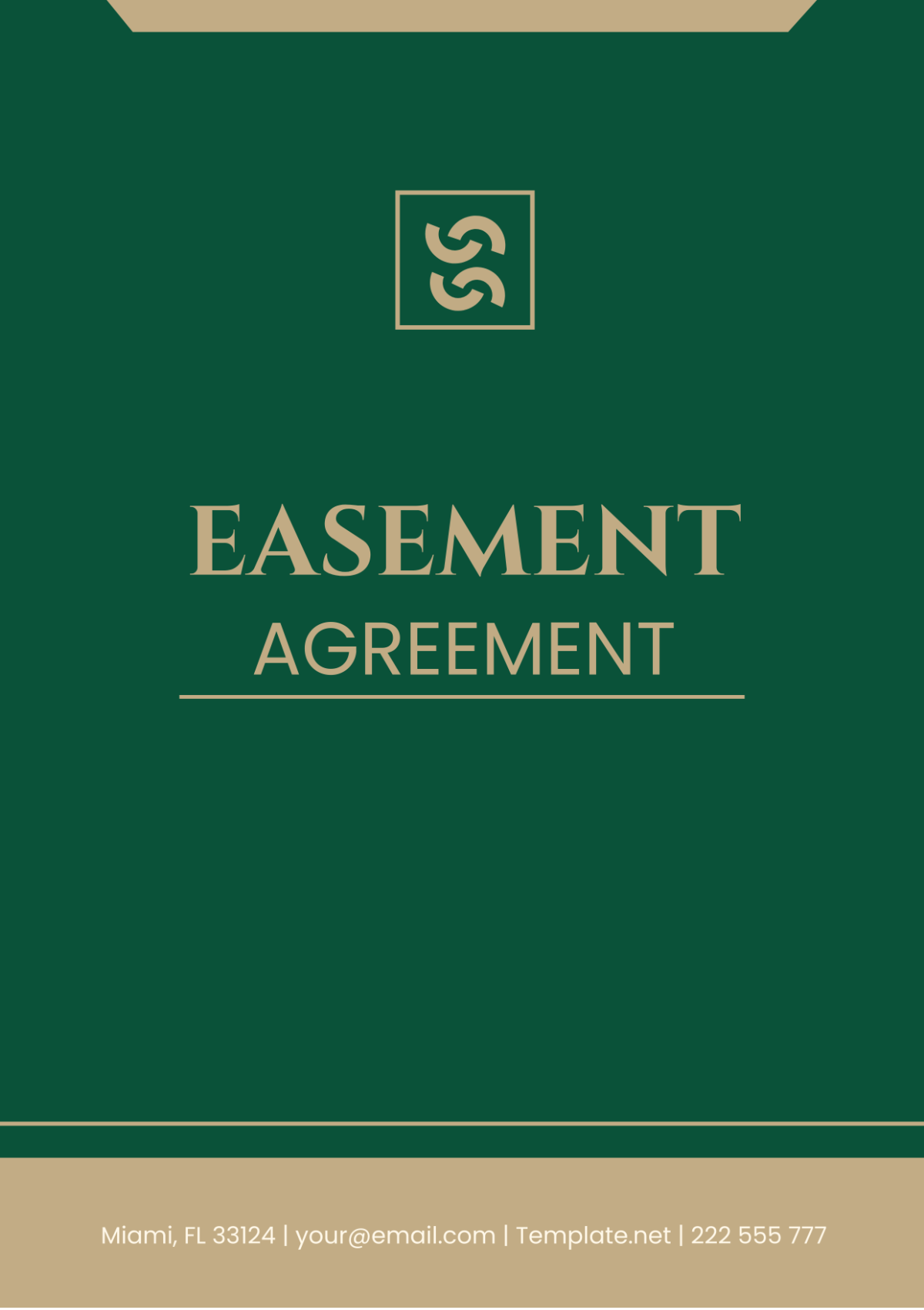 Easement Agreement Template