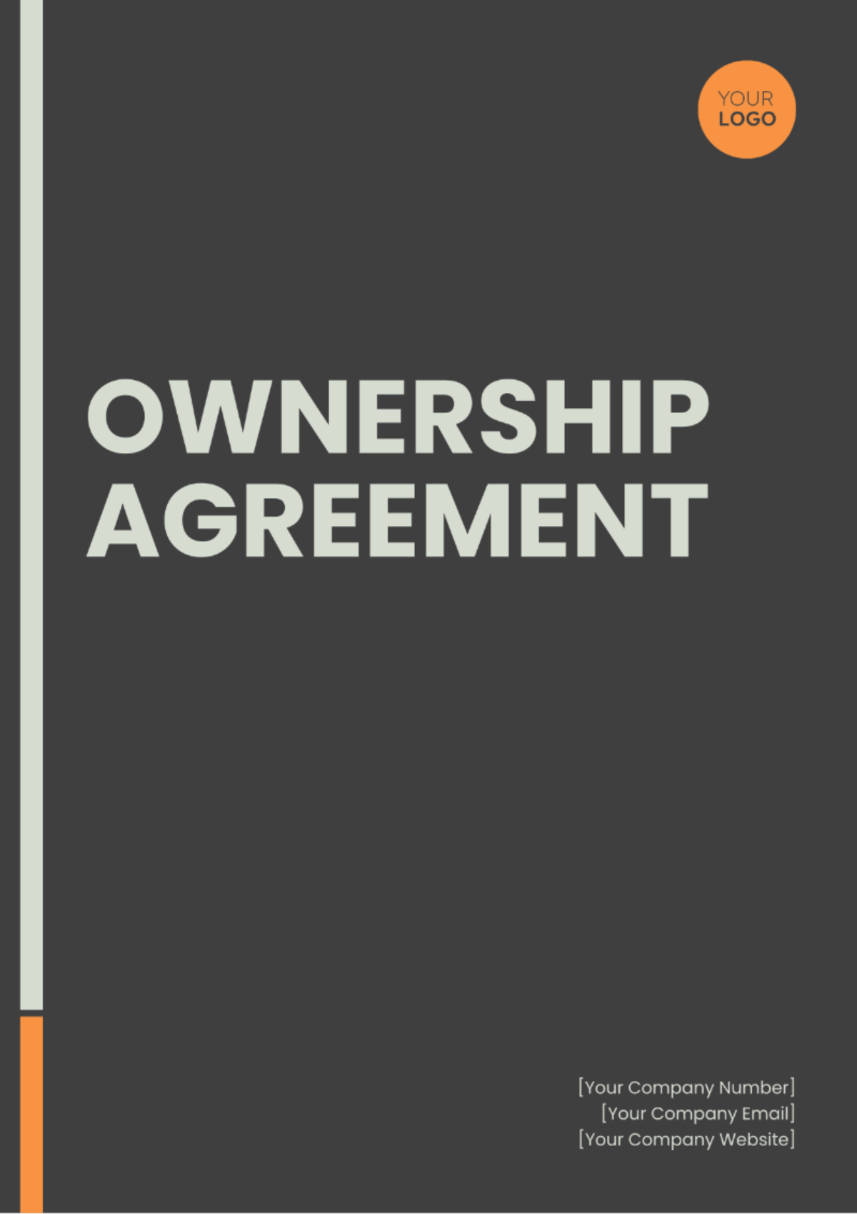 Ownership Agreement Template - Edit Online & Download