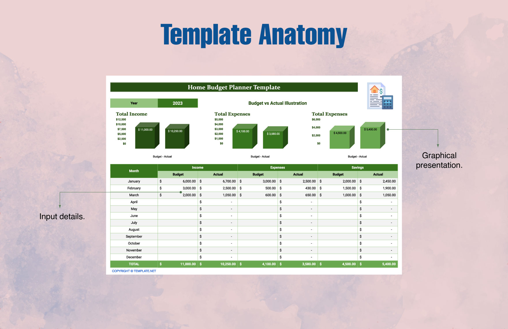 Home Budget Planner Template