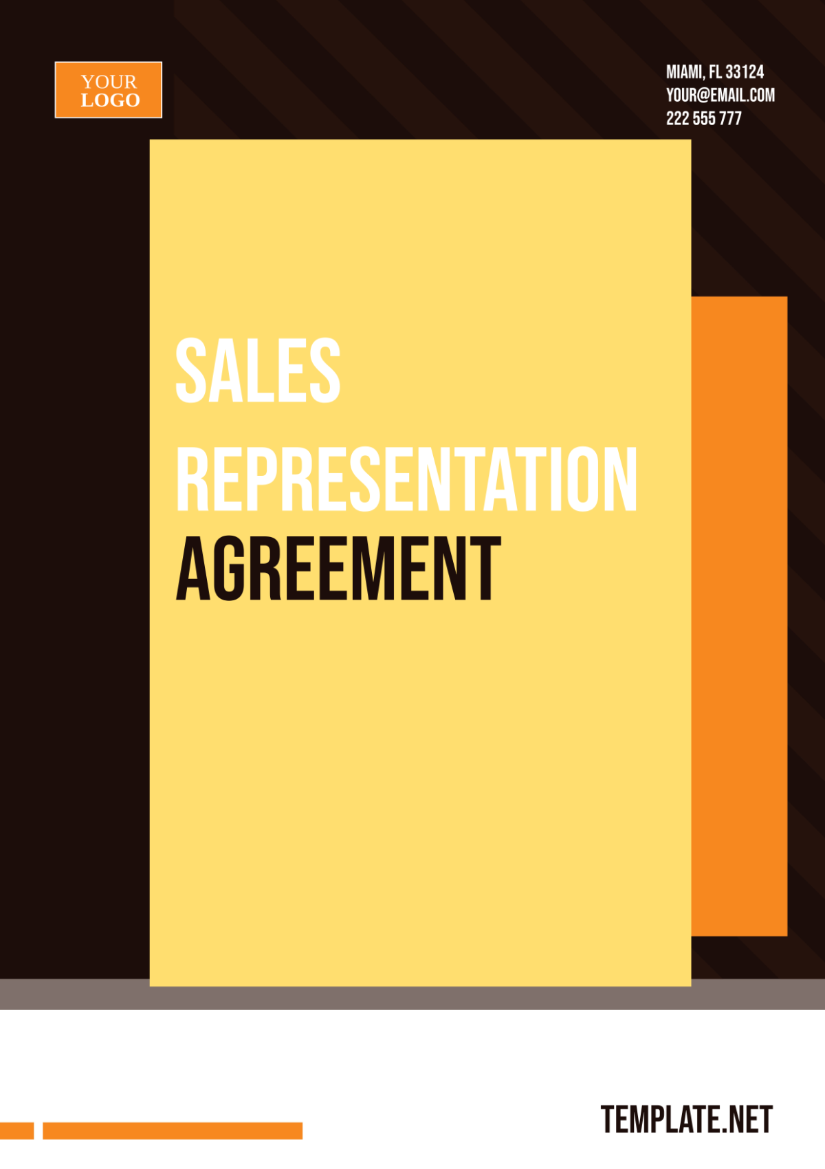 Sales Representation Agreement Template - Edit Online & Download ...