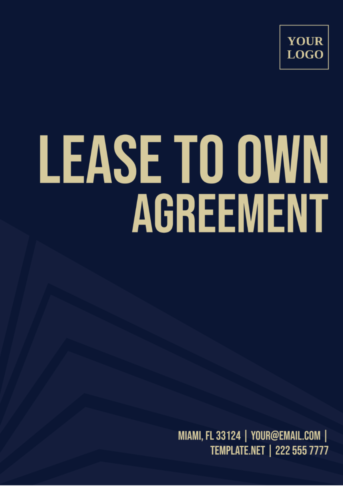 Lease to Own Agreement Template