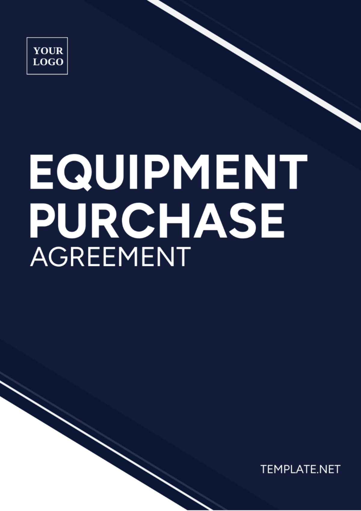 Equipment Purchase Agreement Template - Edit Online & Download