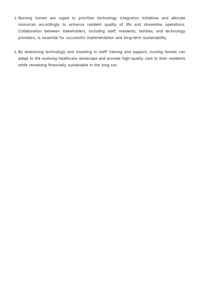Free Nursing Home Technology Integration Report Template to Edit Online