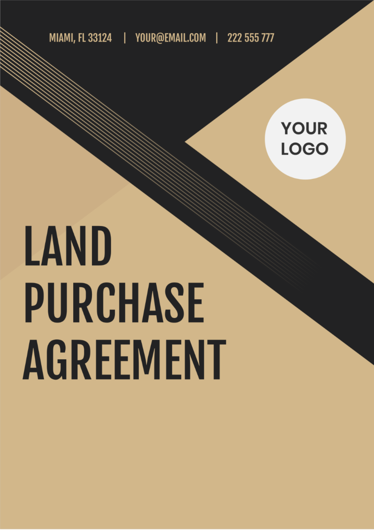 Free Land Purchase Agreement Template - Edit Online & Download ...