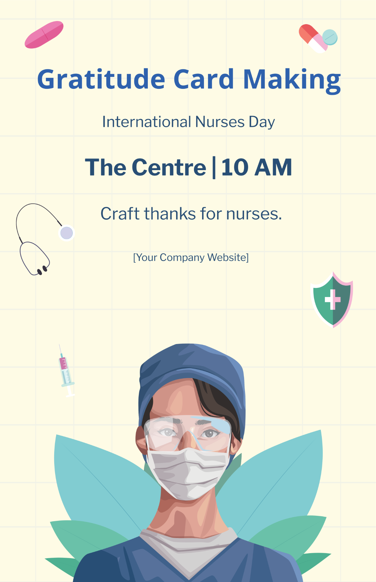 Free International Nurses Day Poster Template