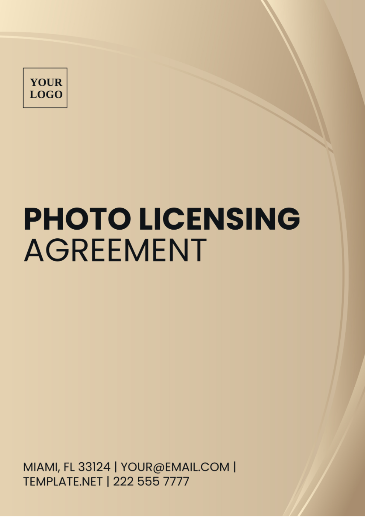 Photo Licensing Agreement Template - Edit Online & Download