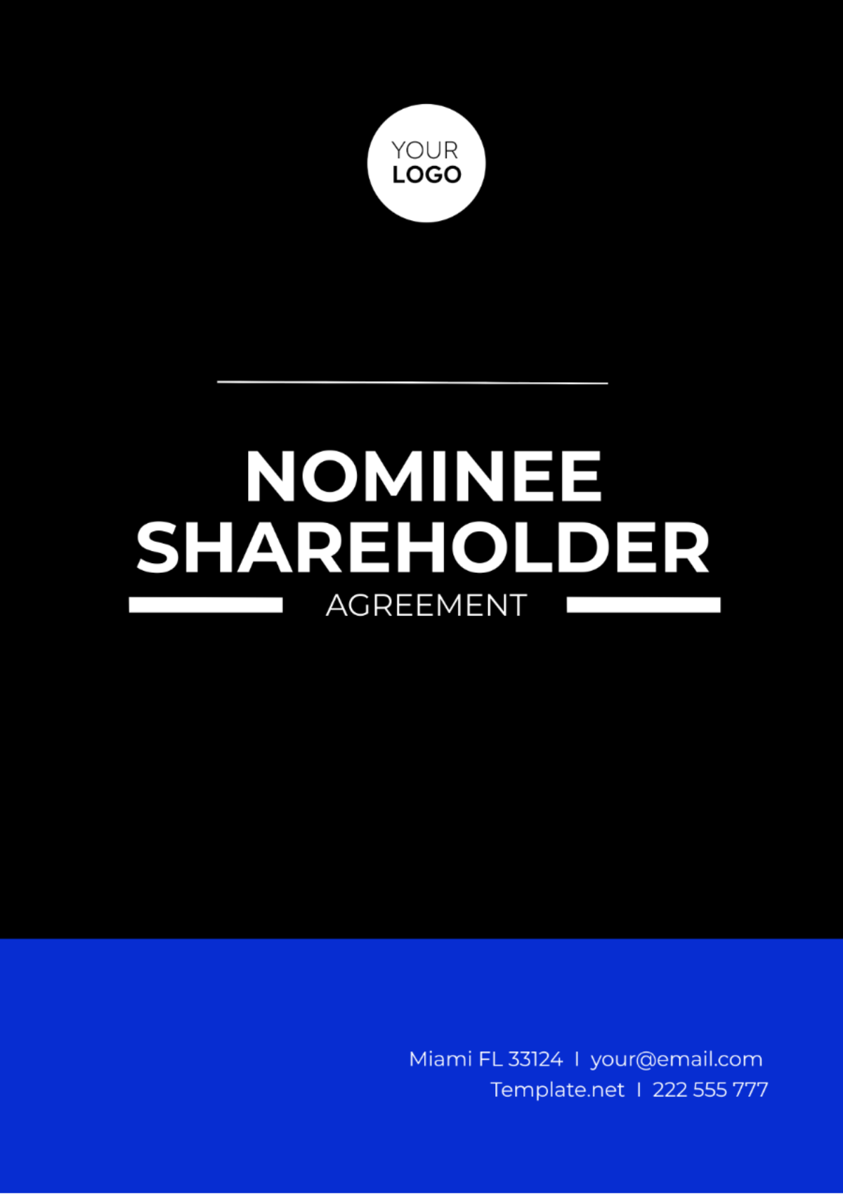 Free Nominee Shareholder Agreement Template - Edit Online & Download ...