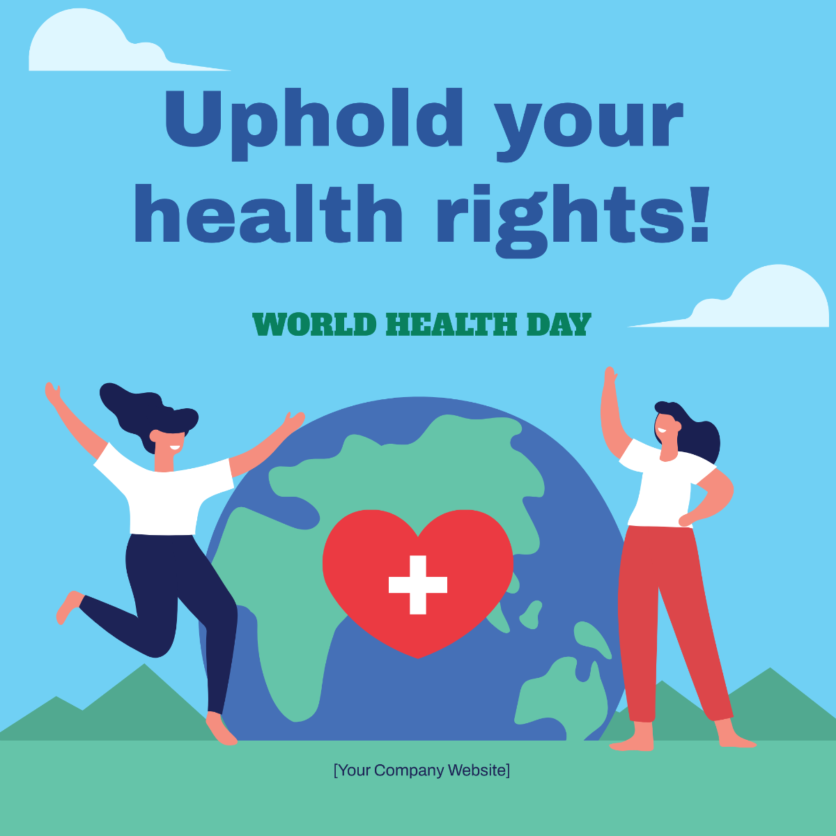 Free World Health Day Instagram Post Template