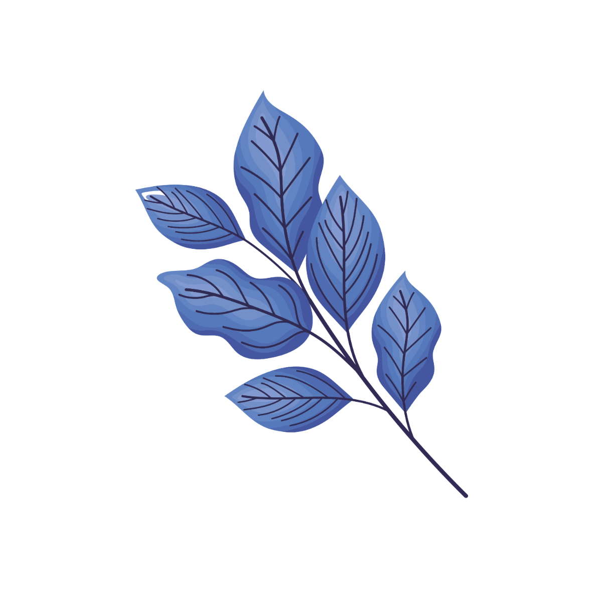 Royal Blue Leaf