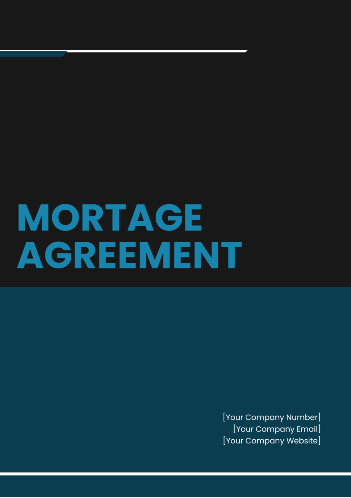 Mortgage Agreement Template - Edit Online & Download Example | Template.net