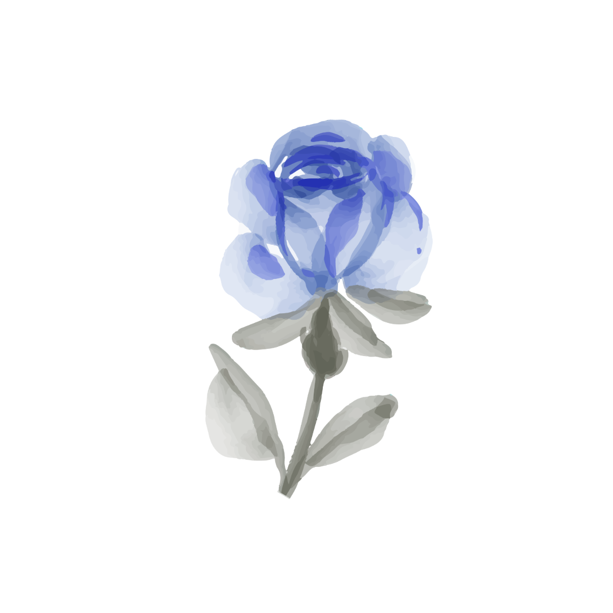 Royal Blue Single Flower