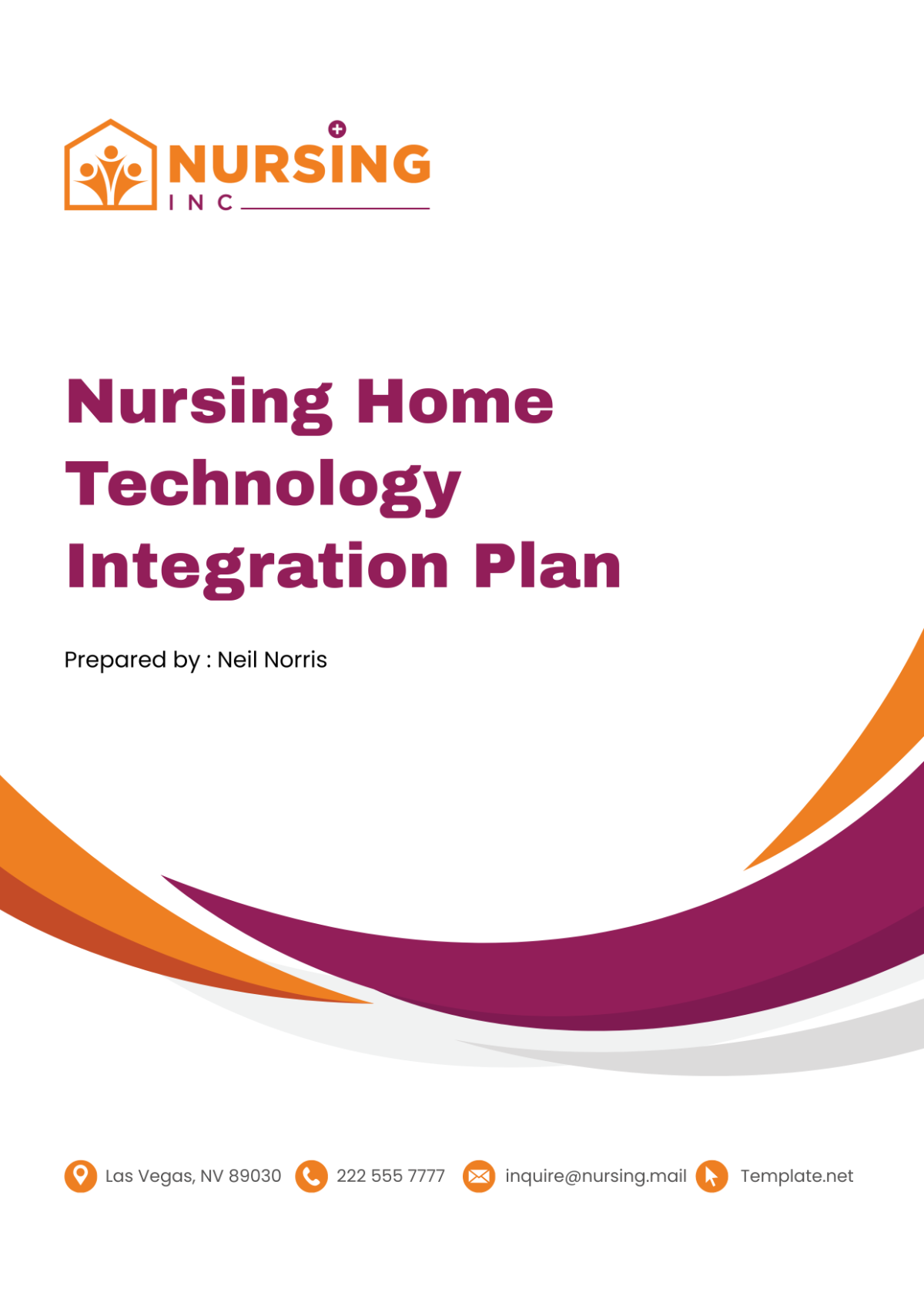 Nursing Home Technology Integration Plan Template