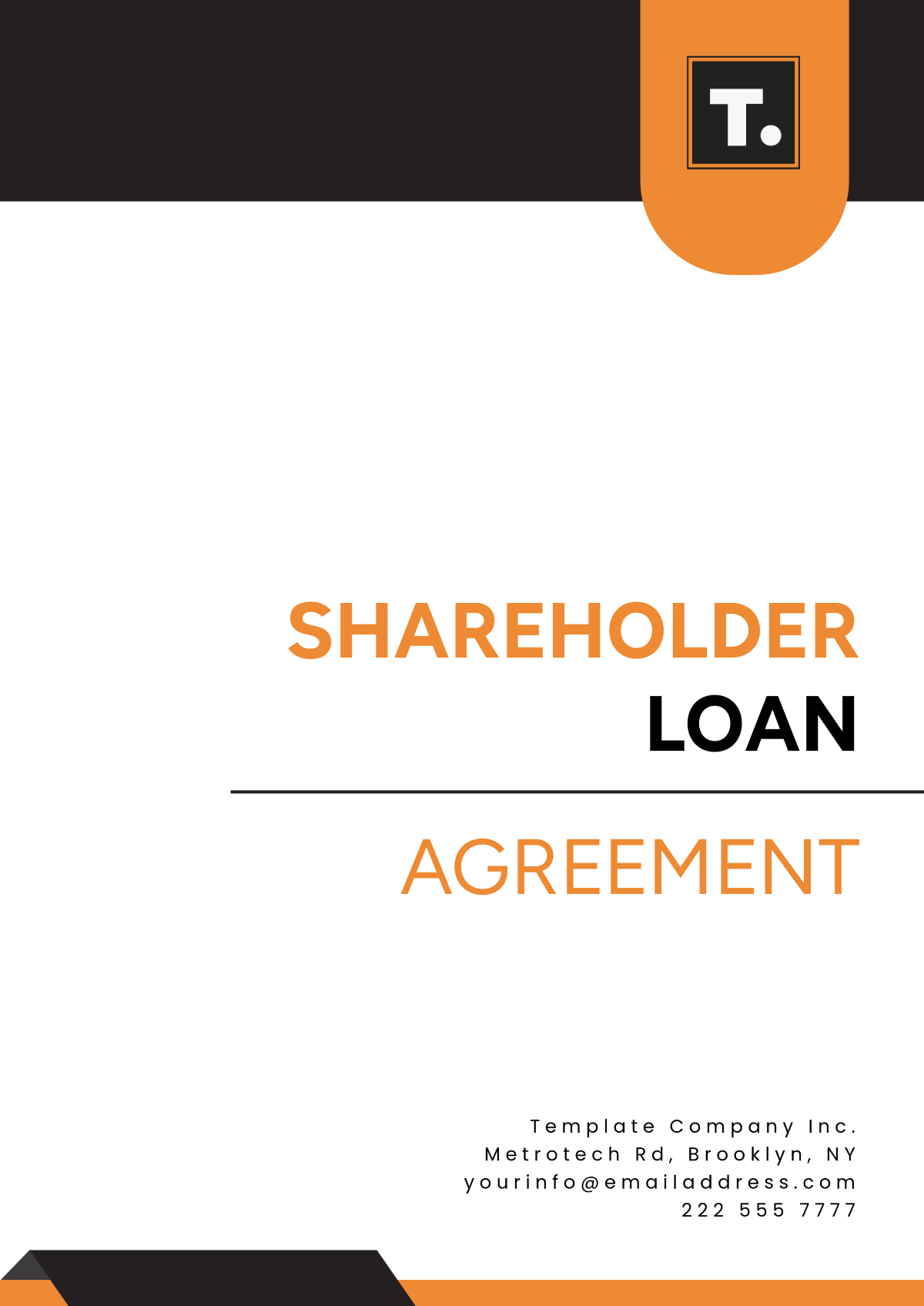 Shareholder Loan Agreement Template - Edit Online & Download