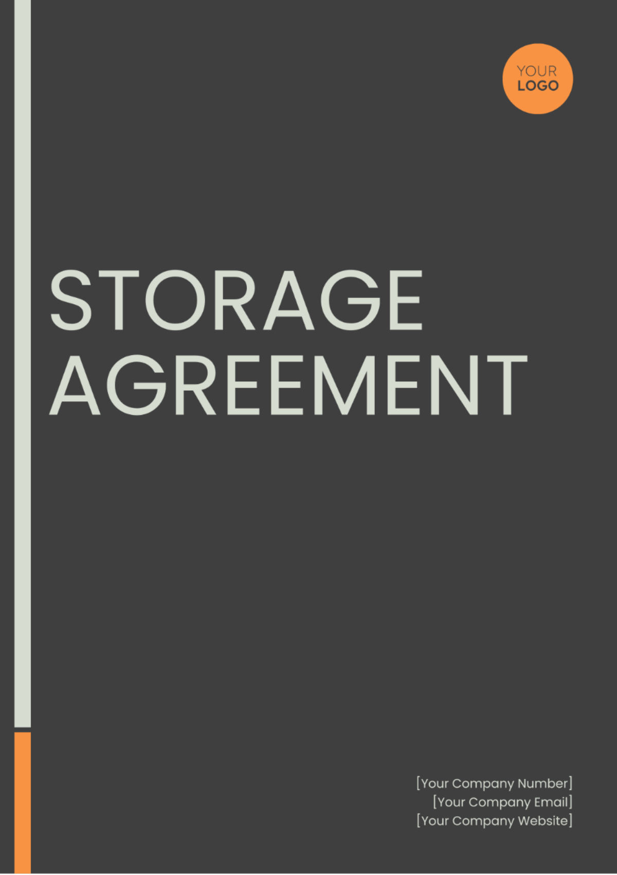 Storage Agreement Template - Edit Online & Download