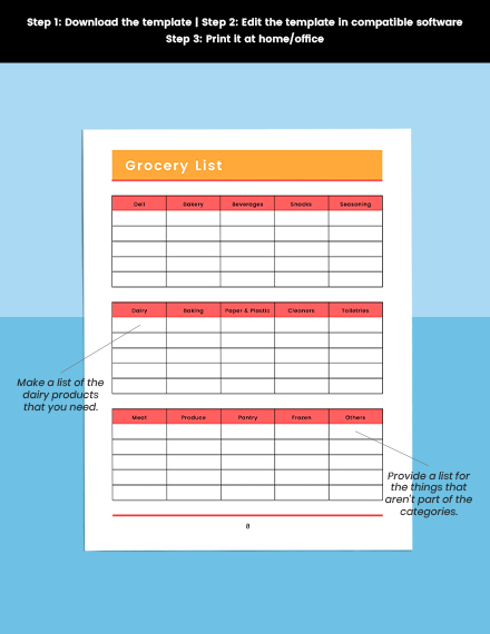 Free Sample Monthly Menu Planner Template - Word, Apple Pages ...