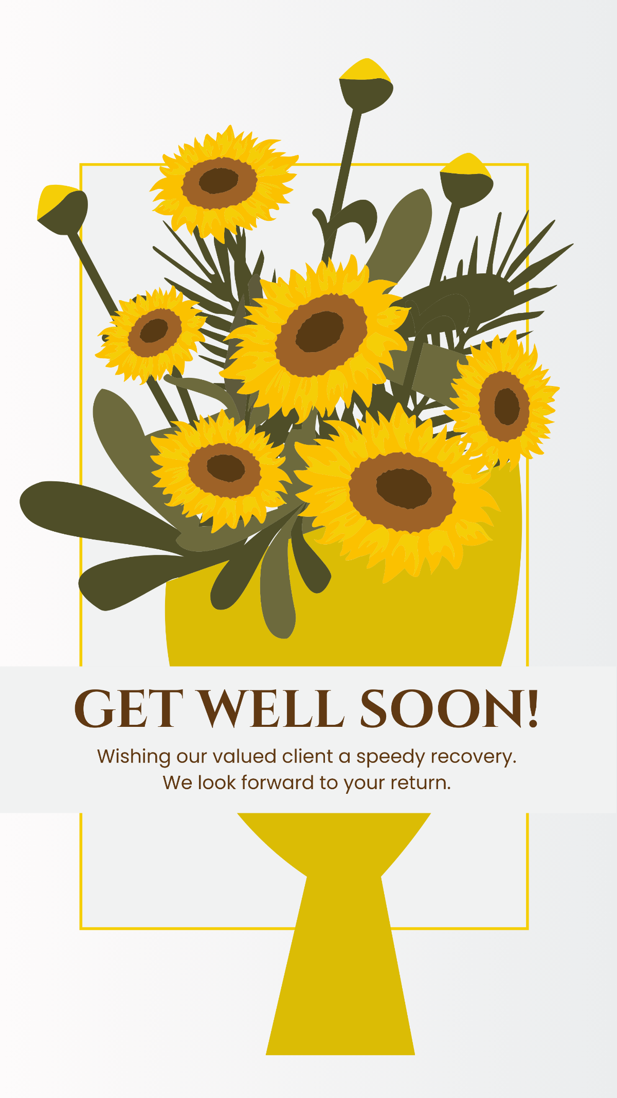 Free Get Well Soon Message For Client