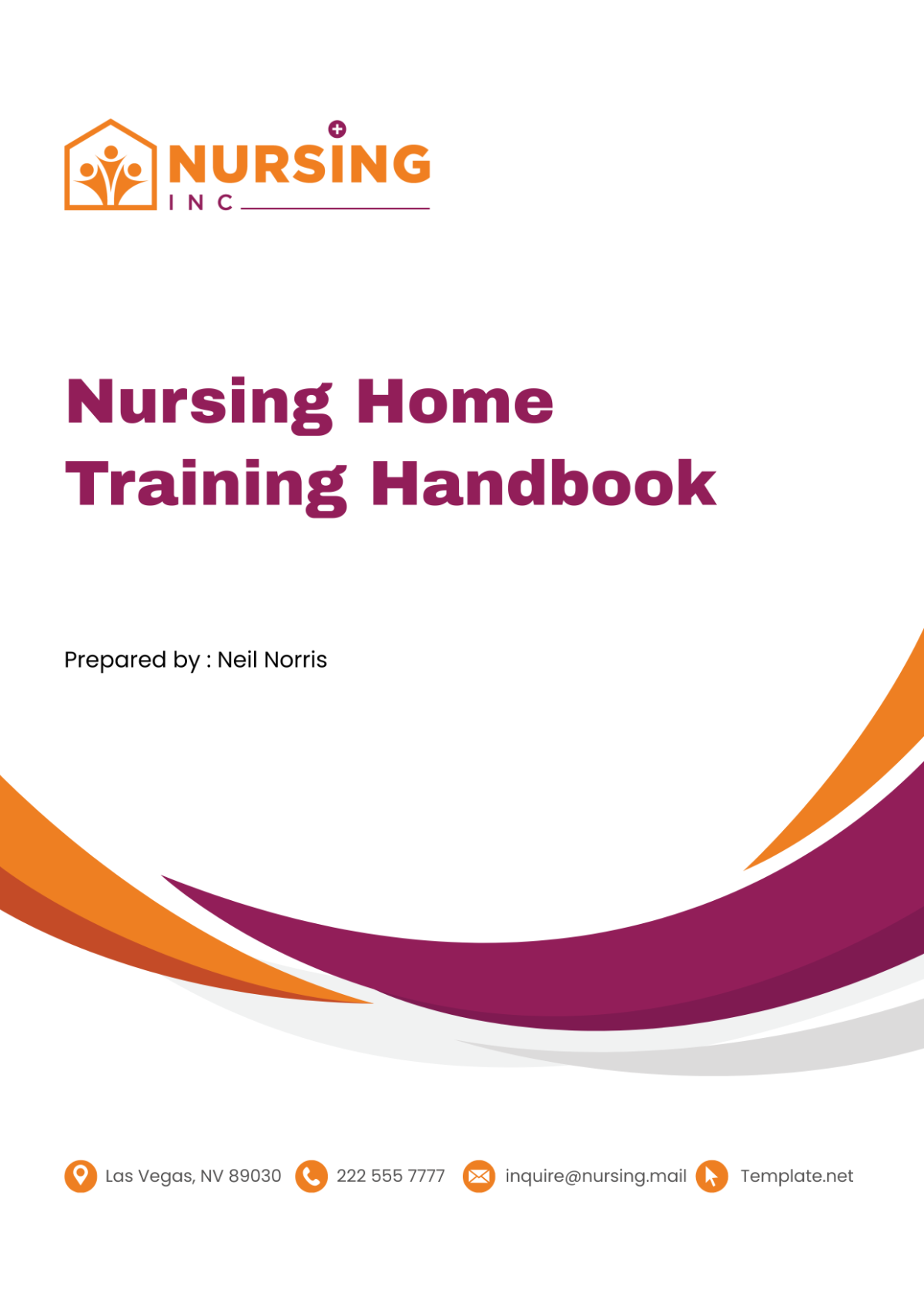 Nursing Home Training Handbook Template - Edit Online & Download