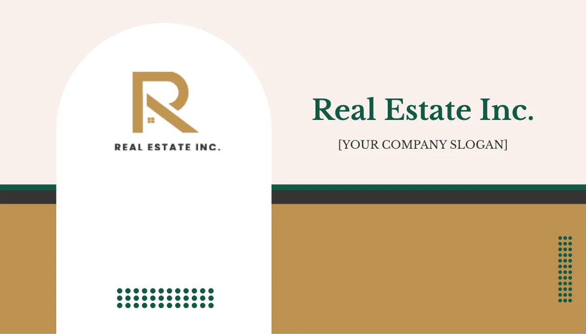Free Real Estate Office Staff Business Card Template to Edit Online