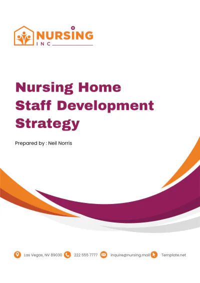 Free Nursing Home Staff Development Strategy Template to Edit Online
